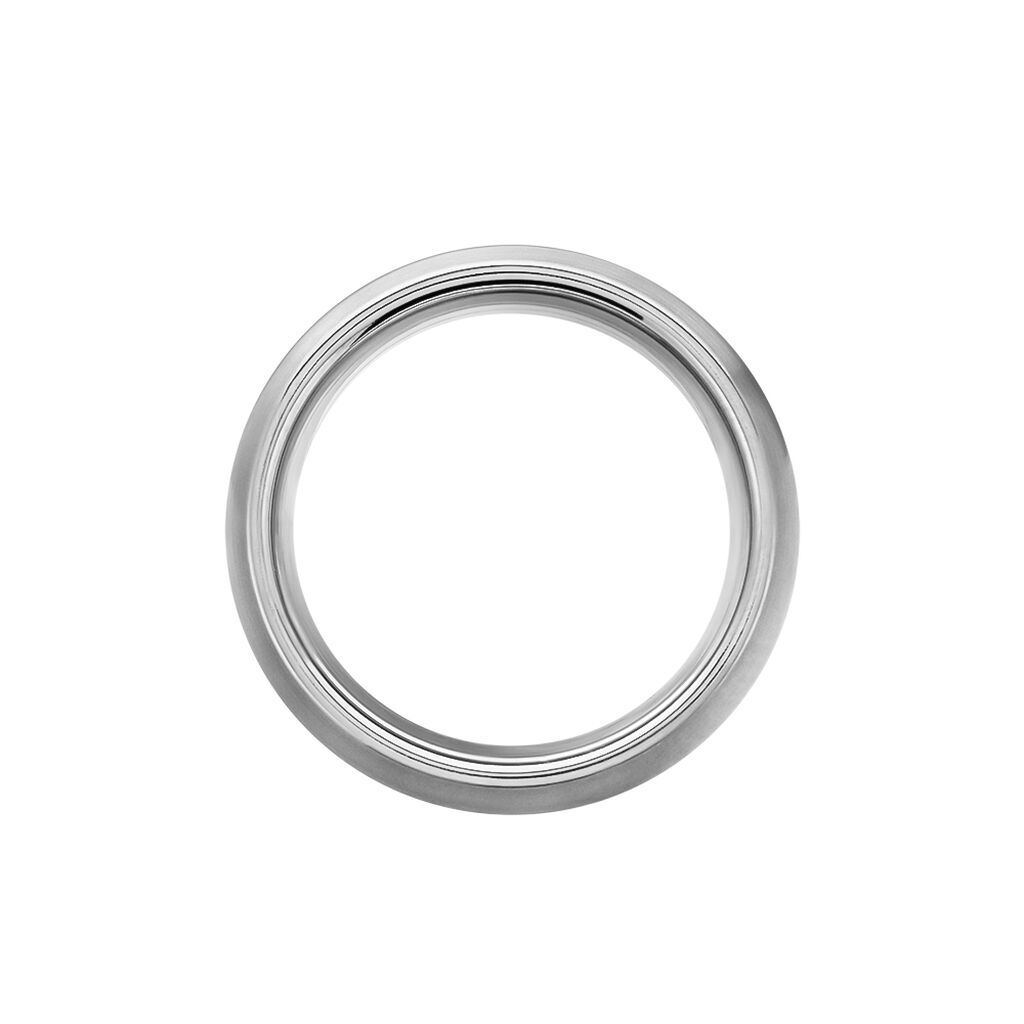 NATASCHA 1 Damen Ring Titan Bicolor Diamant Wei&szlig; 0,080 ct