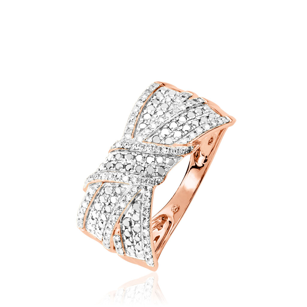 Bague Agnes Or Rose Diamant - Spannringe Damen | OROVIVO