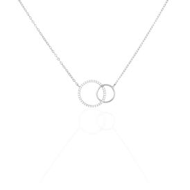Damen Halskette Silber 925 Rhodiniert Zirkonia - Ketten mit Anhänger Damen | OROVIVO