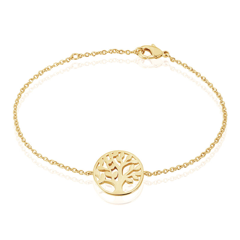 Bracelet Plaque Or Jaune Laora - Spannringe Damen | OROVIVO