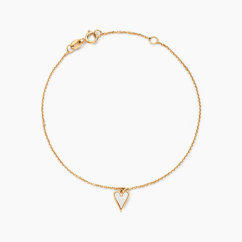 Bracelet Romancya Or Jaune Nacre - Spannringe Damen | OROVIVO