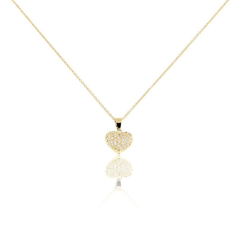 Collier Ophrys Plaque Or Oxydes De Zirconium - Spannringe Damen | OROVIVO