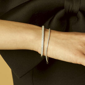Damen Tennisarmband Silber 925 Zirkonia eckig - Armbänder Damen | OROVIVO