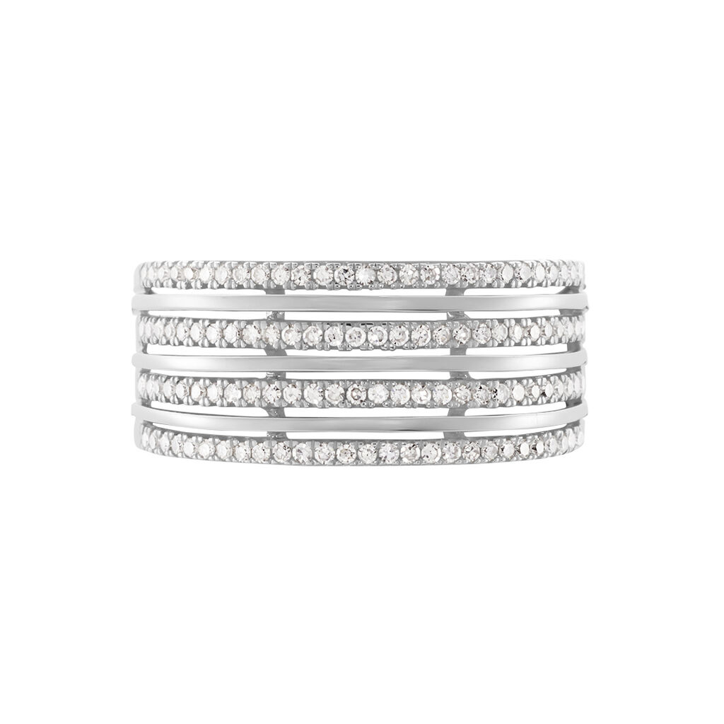 Damen Ring Weißgold 375 Diamant 0,26ct Rayanna  - Ringe mit Stein Damen | OROVIVO