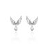 LOSA Damen Ohrstecker Silber 925 Fl&uuml;gel