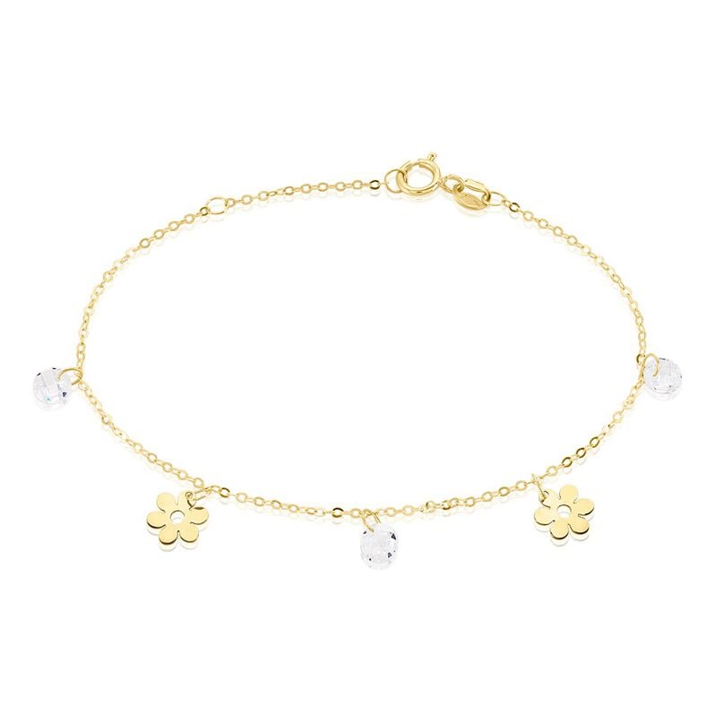Bracelet Marganita Or Jaune Oxyde De Zirconium - Spannringe Kinder | OROVIVO