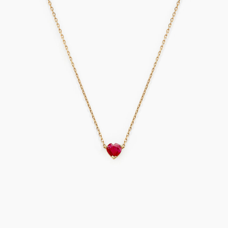Collier Valerius Or Jaune Rubis - Spannringe Damen | OROVIVO