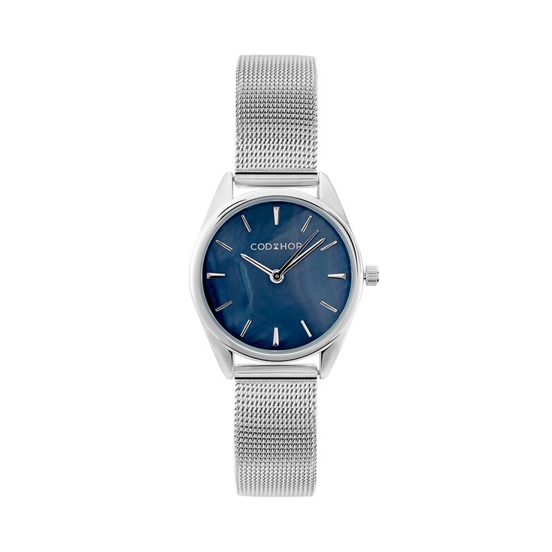 Montre Codhor Aly Nacré Bleu Nuit - Spannringe Damen | OROVIVO
