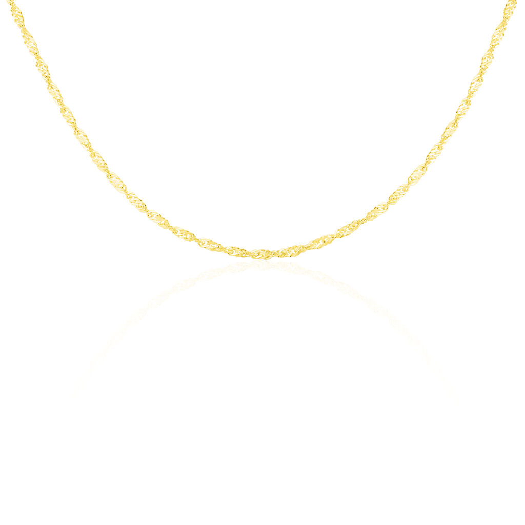 Damen Singapurkette Gold 375  - Halsketten Damen | OROVIVO