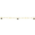 TALILA 1 Damen Armband Gold 375 (9 Karat) Zirkonia Blau 0,11 ct Kreis