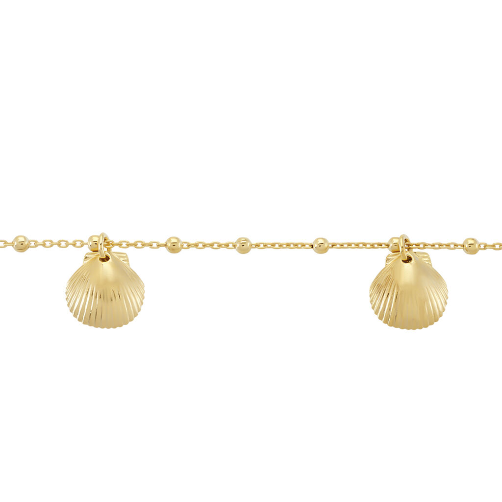 Damenarmband Silber 925 Vergoldet Muschel - Armbänder mit Anhänger Damen | OROVIVO