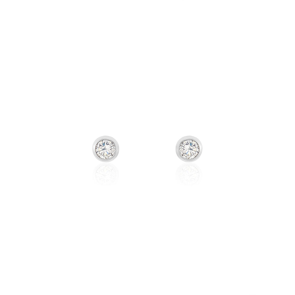 Damen Ohrstecker Silber 925 Zirkonia 2,5mm - Ohrstecker Damen | OROVIVO