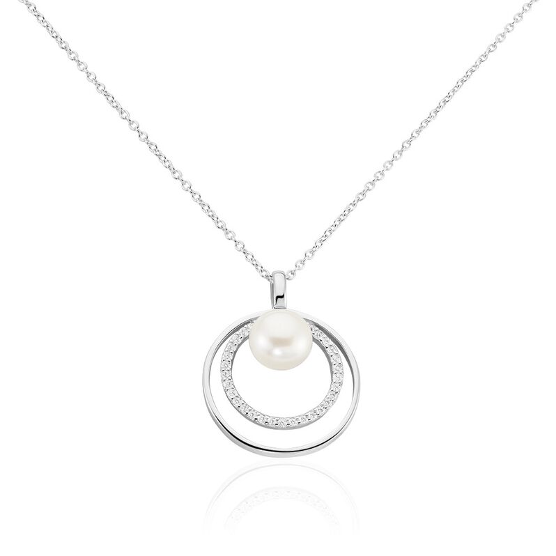 Collier Oksana Argent  Et Perles - Spannringe Damen | OROVIVO