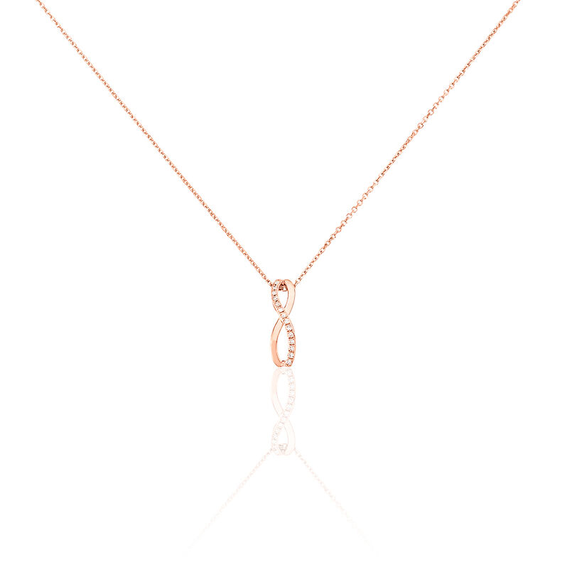 Collier Daya Or Rose Diamant - Spannringe Damen | OROVIVO