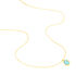 CARGA Damen Collier Gold 333 (8 Karat) Topas Blau Oval