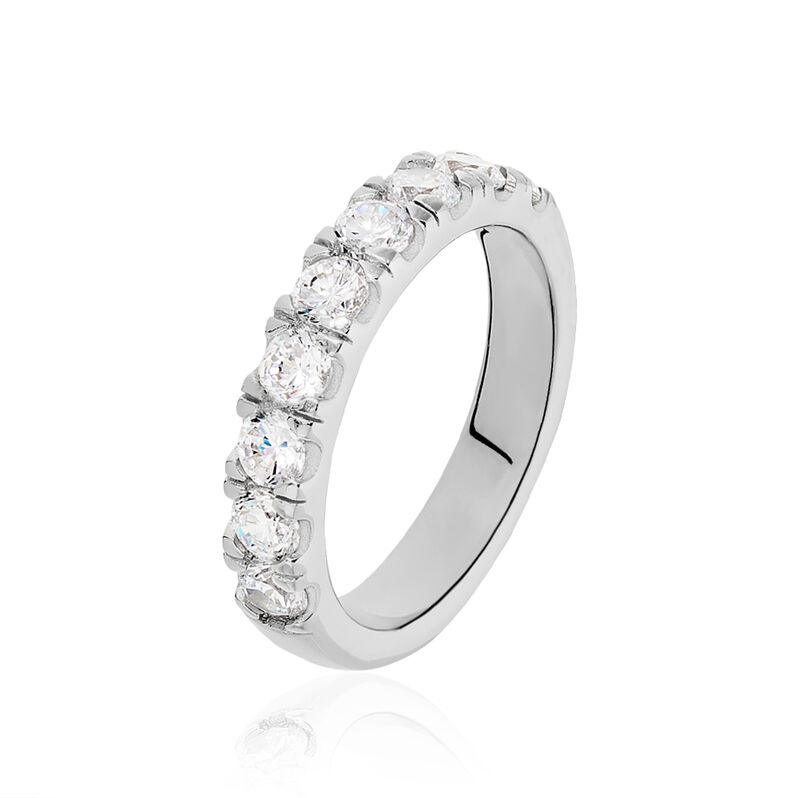 Damen Ring Silber 925 Zirkonia  - Eheringe mit Stein Damen | OROVIVO