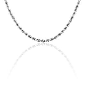 Damen Kordelkette Silber 925 45cm - Ketten ohne Anhänger Damen | OROVIVO