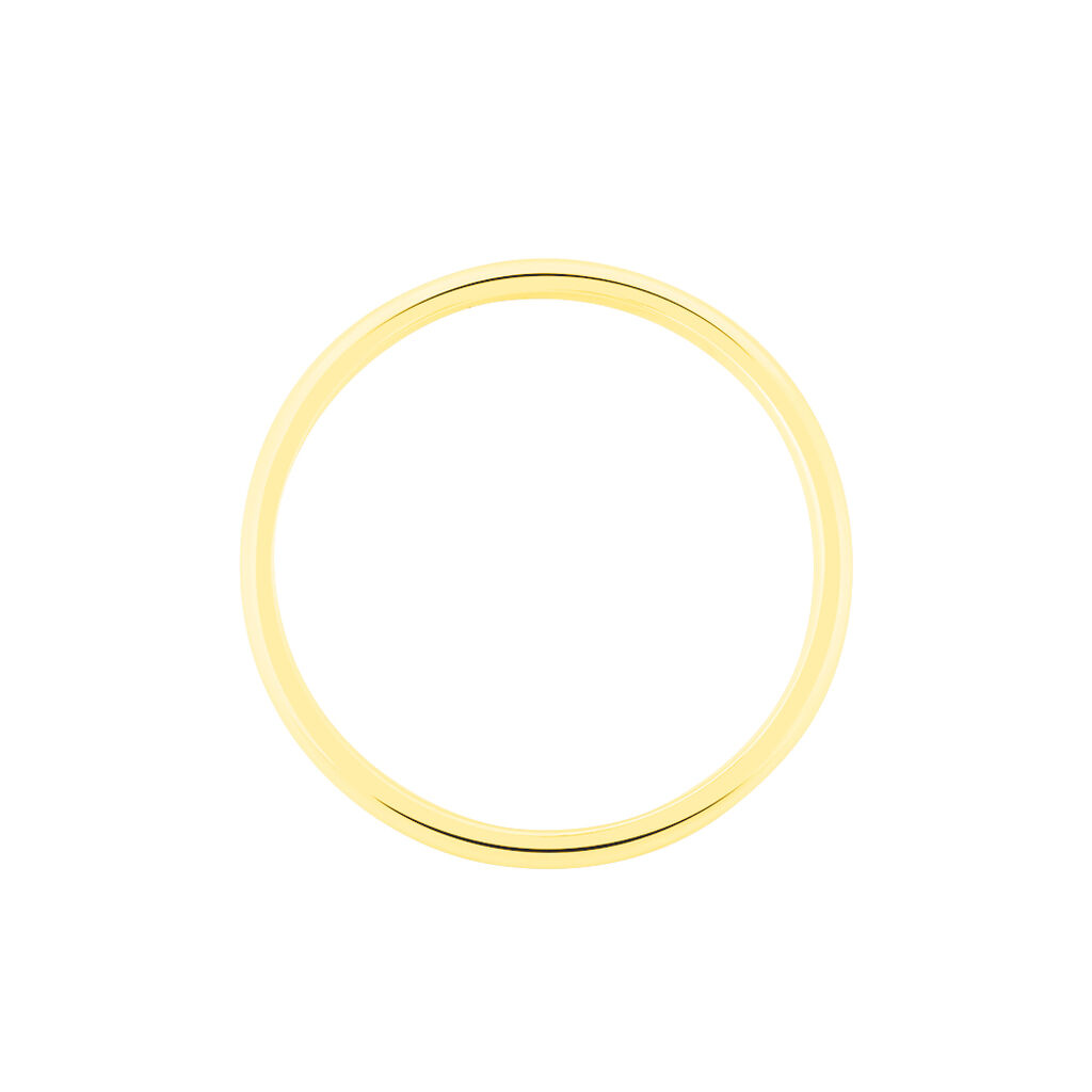 Alliance Aphroditia Demi Jonc Bombe Or Jaune - Spannringe Familie | OROVIVO