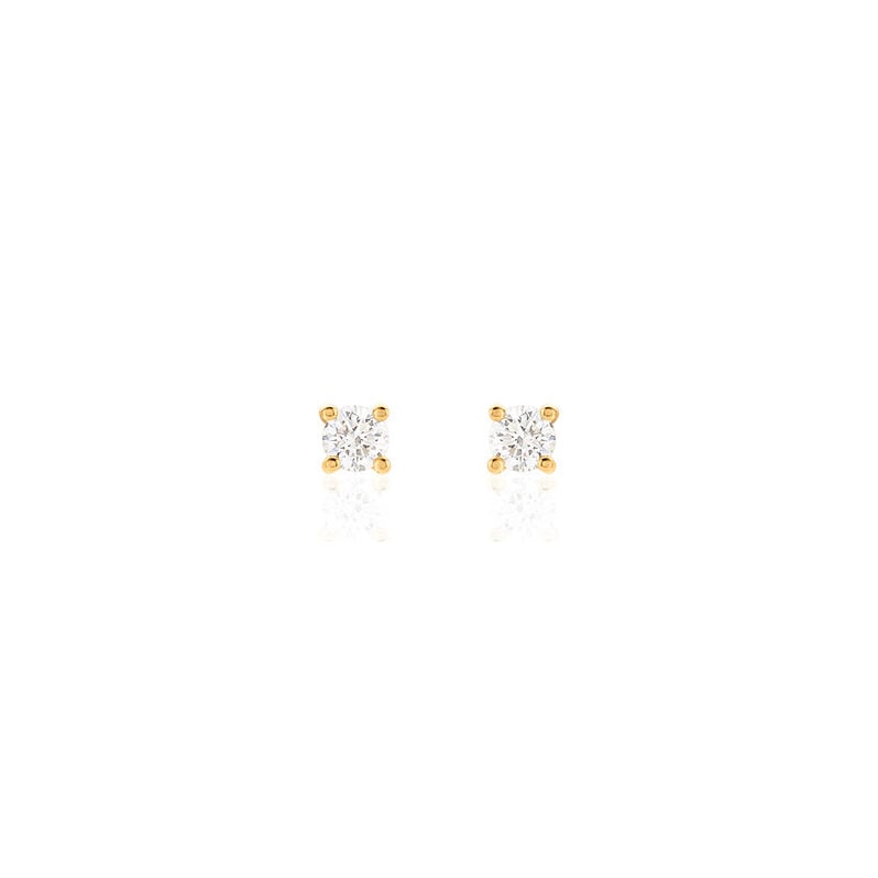 VICTORIA Damen Ohrstecker Gold 585 (14 Karat) Diamant Wei&szlig; 0,52 ct - Ohrstecker Damen | OROVIVO