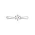 ROME Damen Ring Wei&szlig;gold 750 (18 Karat) Diamant Wei&szlig; 0,2 ct