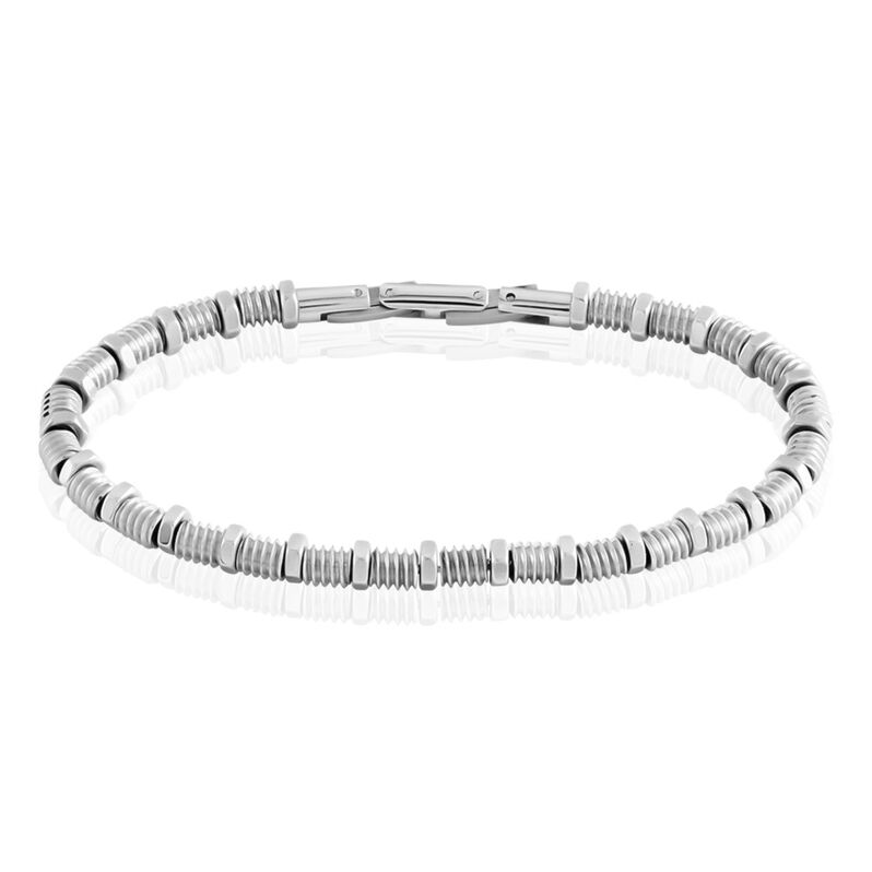 Bracelet Bryann Acier Gris - Spannringe Herren | OROVIVO