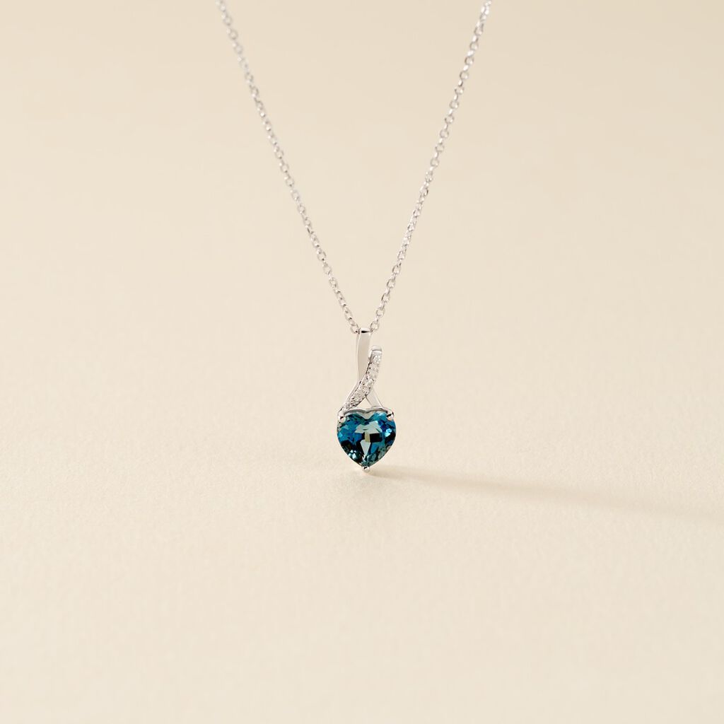 Collier Or Weiss Clothilde Topaze Et Oxydes - Spannringe Damen | OROVIVO