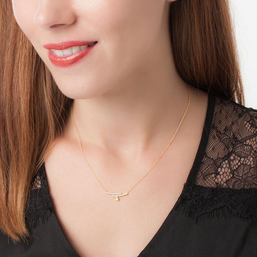 Collier Prisca Or Jaune - Spannringe Damen | OROVIVO