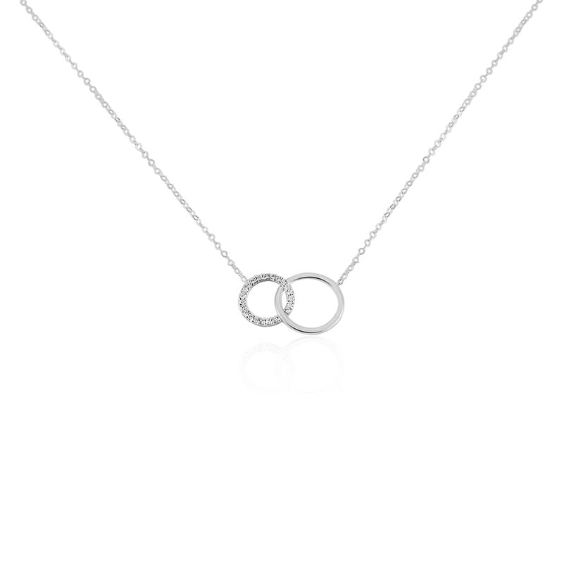 Collier Or Weiss Nesrine Oxydes - Spannringe Damen | OROVIVO