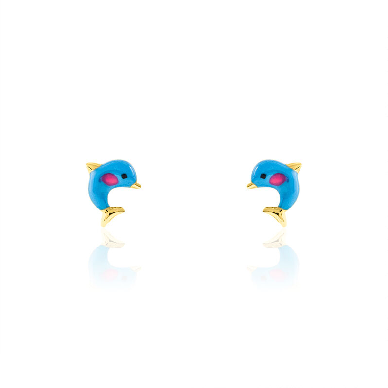 Boucles D'oreilles Or Et Smalto  - Spannringe Kinder | OROVIVO