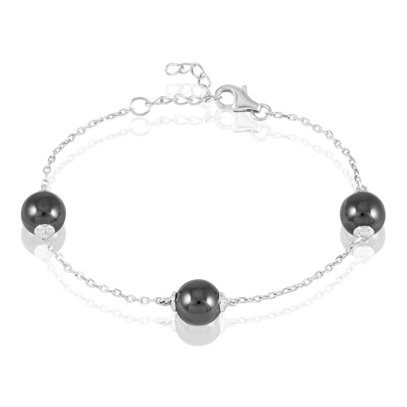 Bracelet Argent Blanc Céramique - Spannringe Damen | OROVIVO