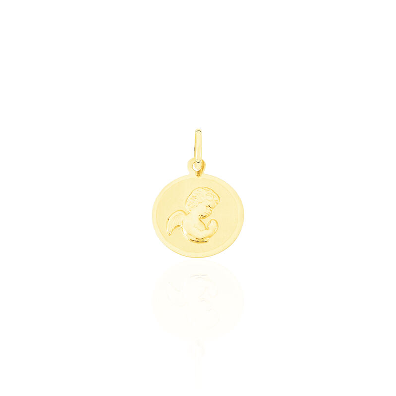 Pendentif Ange Rond Or Jaune - Spannringe Familie | OROVIVO