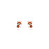 FOXY Kinder Ohrstecker Silber 925 Zirkonia Wei&szlig; Fuchs