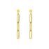 Damen Ohrstecker Lang Gold 375 Kettenglieder Scarlett