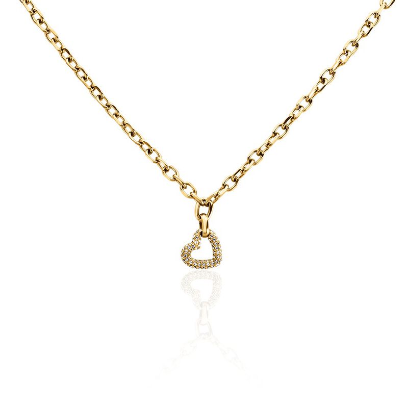 Collier Sydnee Acier Jaune Cristal - Spannringe Damen | OROVIVO