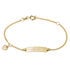 PANZER ID Kinder ID Armband Gold 585 (14 Karat) Herz
