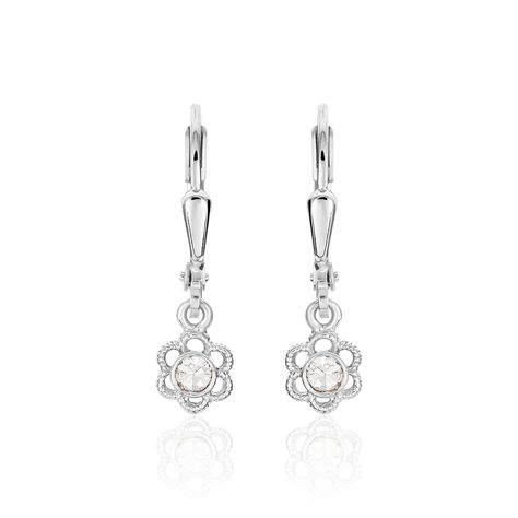 Kinder Ohrhänger Silber 925 Blume  - Ohrhänger Kinder | OROVIVO