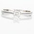 VICTORIA Damen Ring Wei&szlig;gold 375 (9 Karat) Diamant Wei&szlig; 0,15 ct