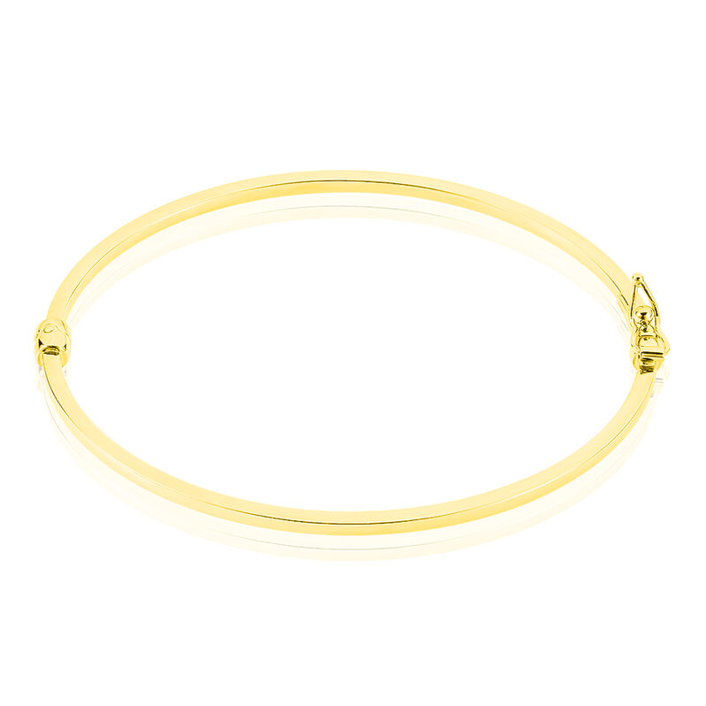 CYNTHIA FIL CARRE Damen Armreif / Armspange Gold 375 (9 Karat) B 4 mm - Armreifen Damen | OROVIVO