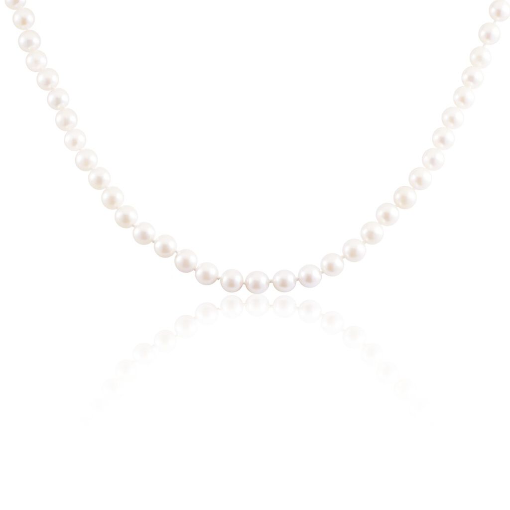 Collier Aicha Or Jaune Perle De Culture D'akoya - Spannringe Damen | OROVIVO