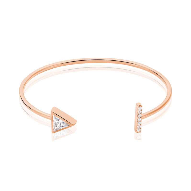 Jonc Smita Argent Rose Barrette Oxydes - Spannringe Damen | OROVIVO