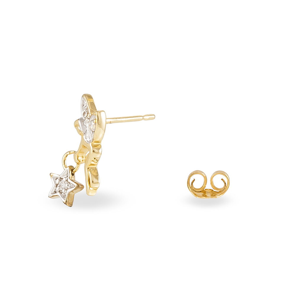 Boucles D'oreilles Pendantes Marie-gilberte Plaque Or Oxyde - Spannringe Damen | OROVIVO