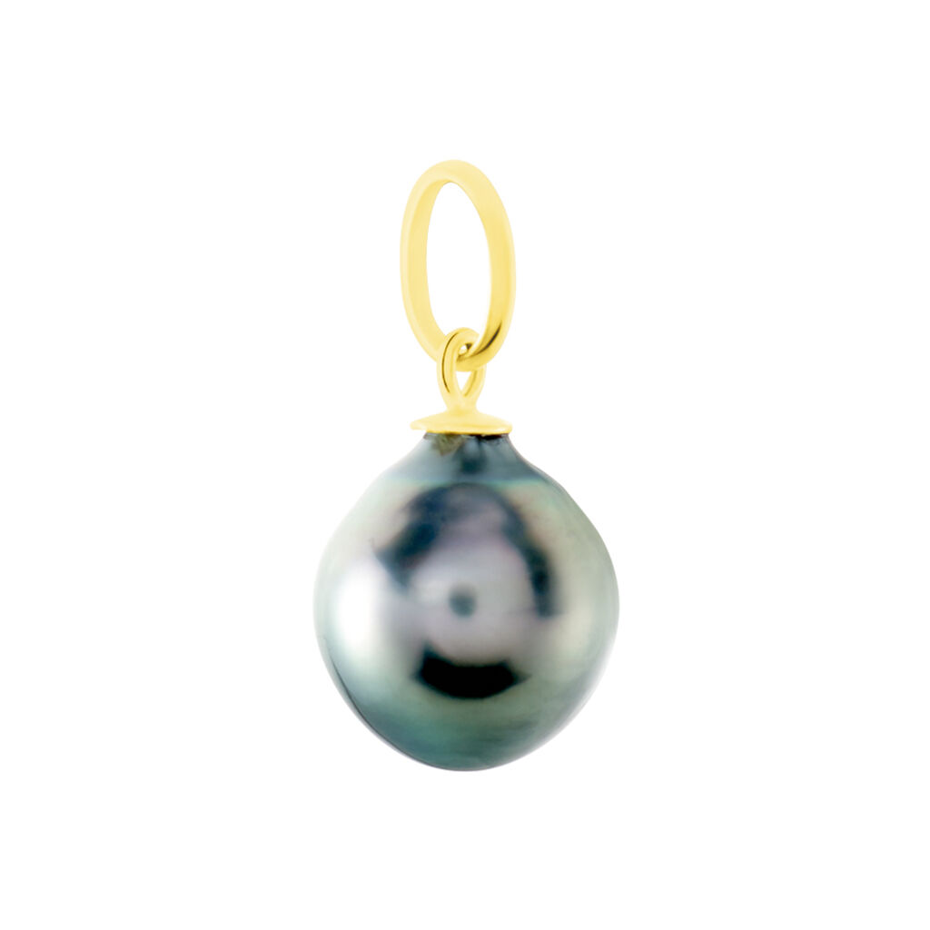 Pendentif Syana Or Jaune Perle De Culture De Tahiti - Spannringe Damen | OROVIVO