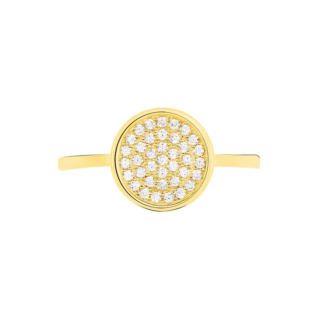 Bague Or Jaune Arina Oxydes - Spannringe Damen | OROVIVO