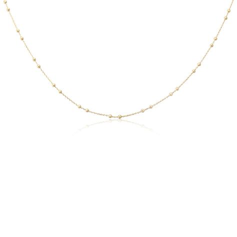 Damen Collier Messing Gold 750 plattiert 5 Micron - Halsketten Damen | OROVIVO
