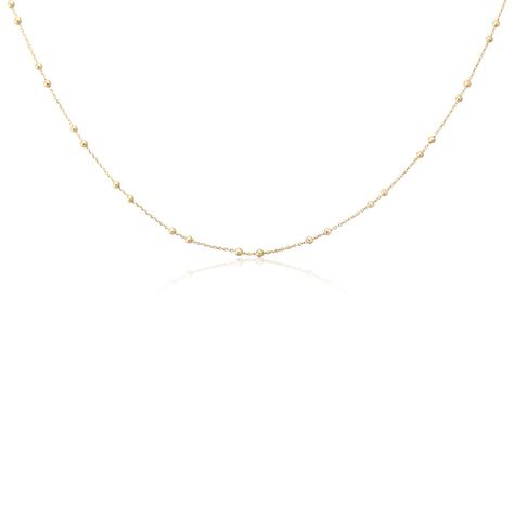 Damen Collier Messing Gold 750 plattiert 5 Micron - Halsketten Damen | OROVIVO