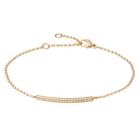 Damen Armband Messing 18 Karat vergoldet Gold Zirkonia - Armbänder Damen | OROVIVO