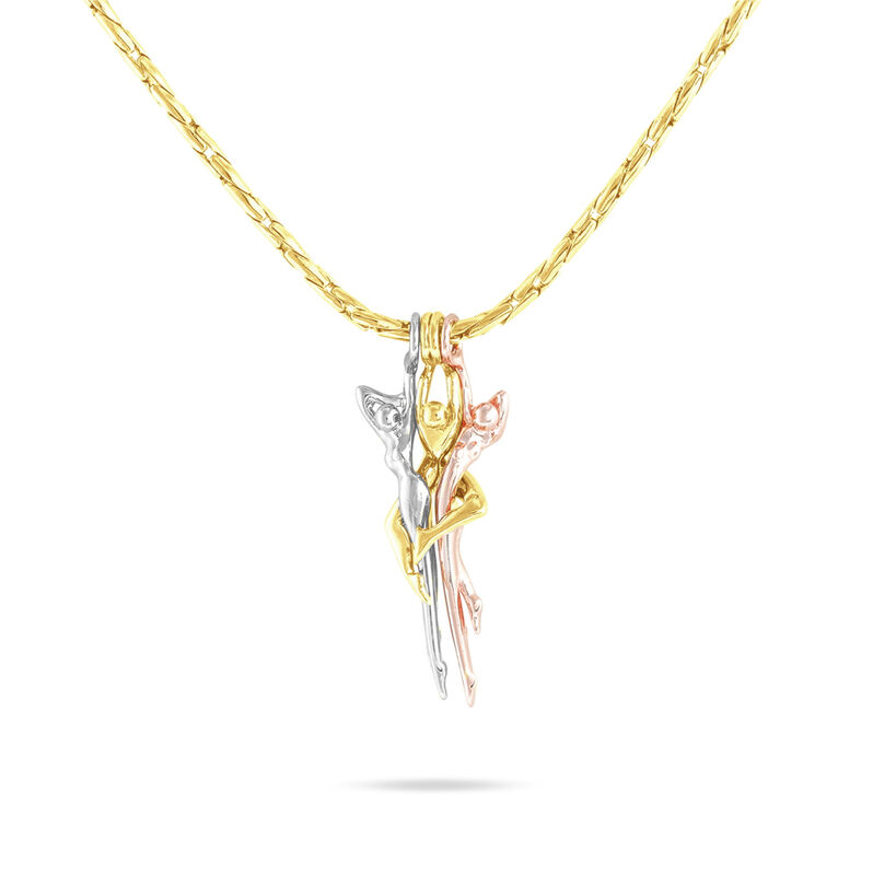 Collier Maryvonnick Laiton Tricolore - Spannringe Damen | OROVIVO