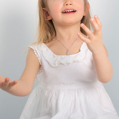Kinder Halskette Silber 925 Eule - Halsketten Kinder | OROVIVO