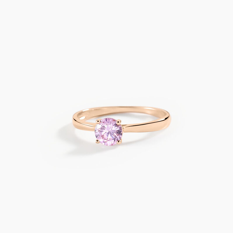 Bague Elyana Argent Rose Oxyde De Zirconium - Spannringe Damen | OROVIVO