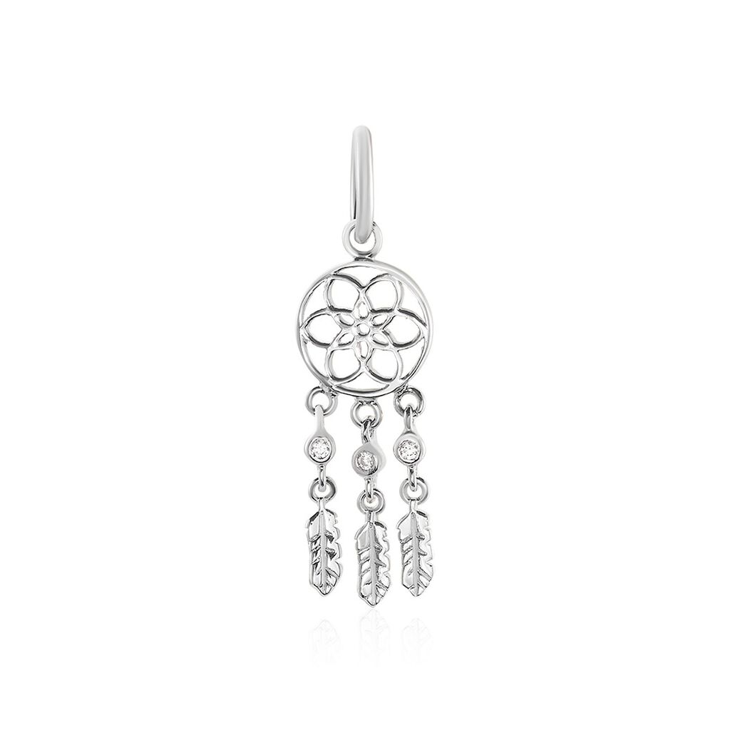 Thumbnail - AMARIS Damen Anhänger Silber 925 Zirkonia Weiß 0,03 ct Traumfänger, Anhänger mit Stein